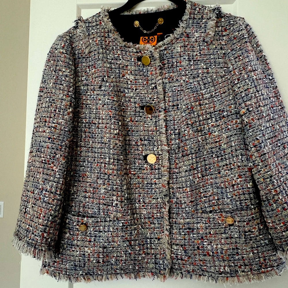 Tory Burch Tweed Blazer